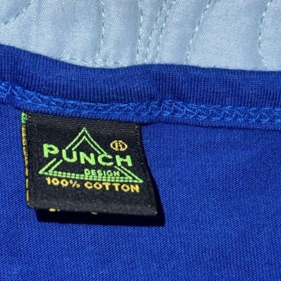 African Fringe T-Shirt With Baobab Tree & Sunset Print By Punch Design - Picture 2 of 9